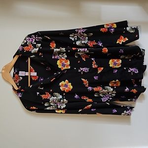 Savage X Fenty Floral Satin Blouse